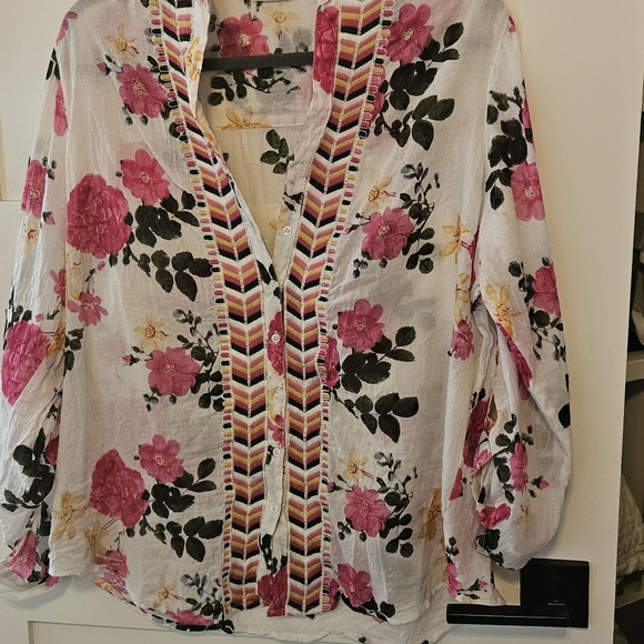 Magazine XL button down blouse - Picture 1 of 4
